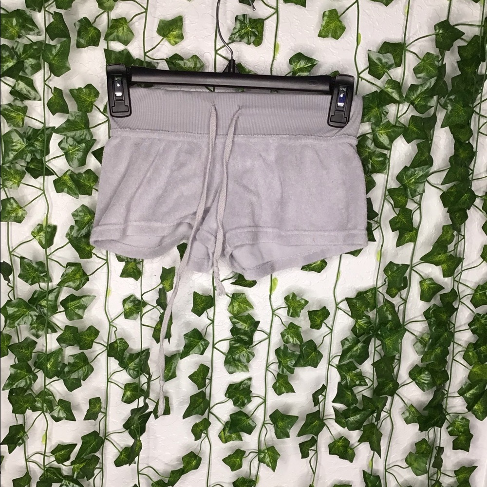 Denny’s grey booty shorts